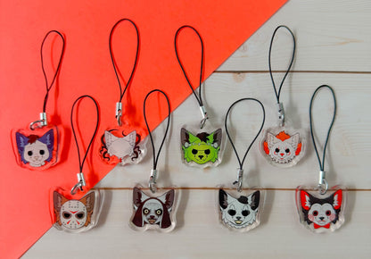 Horror Pups Phone Charms