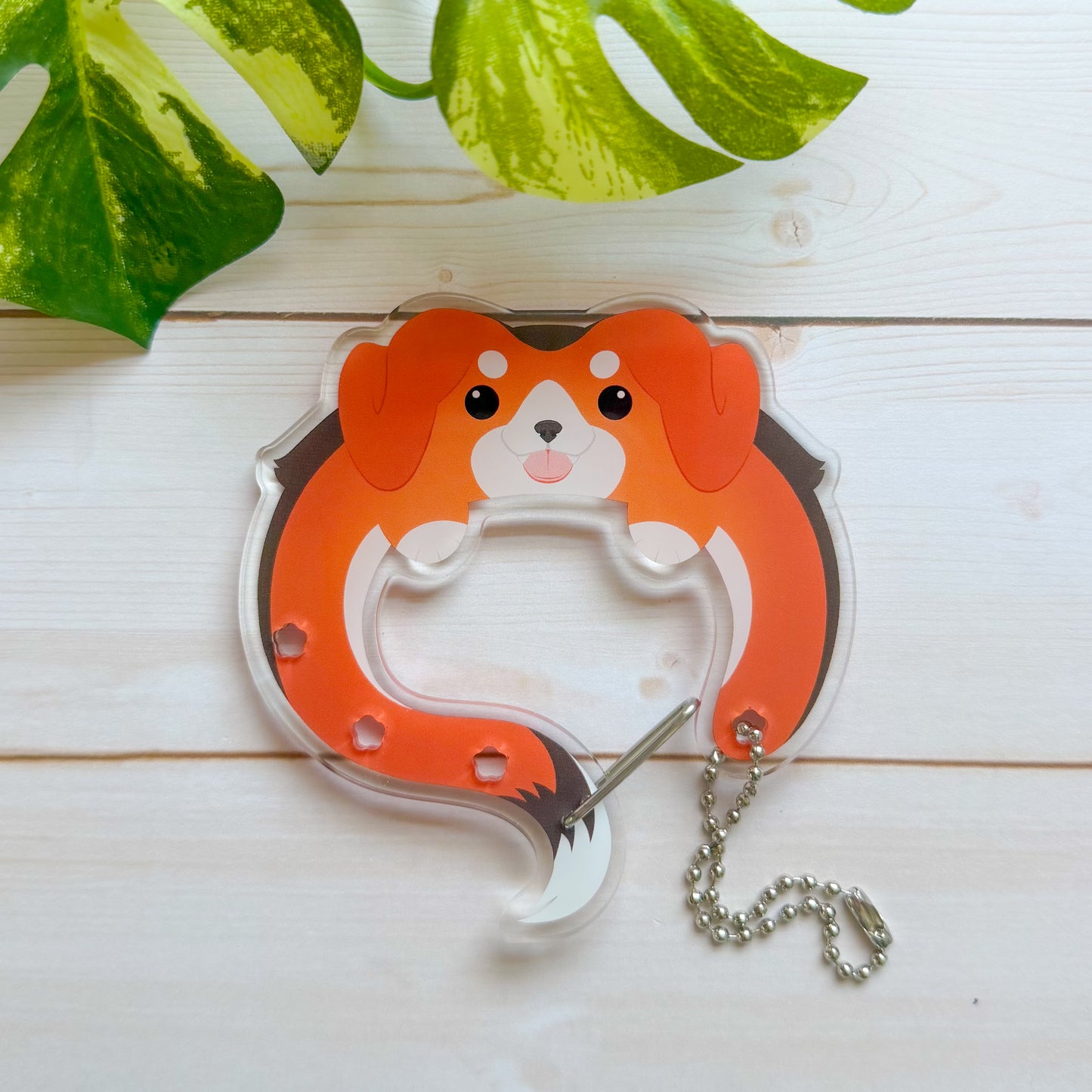 Acrylic Puppy Carabiners