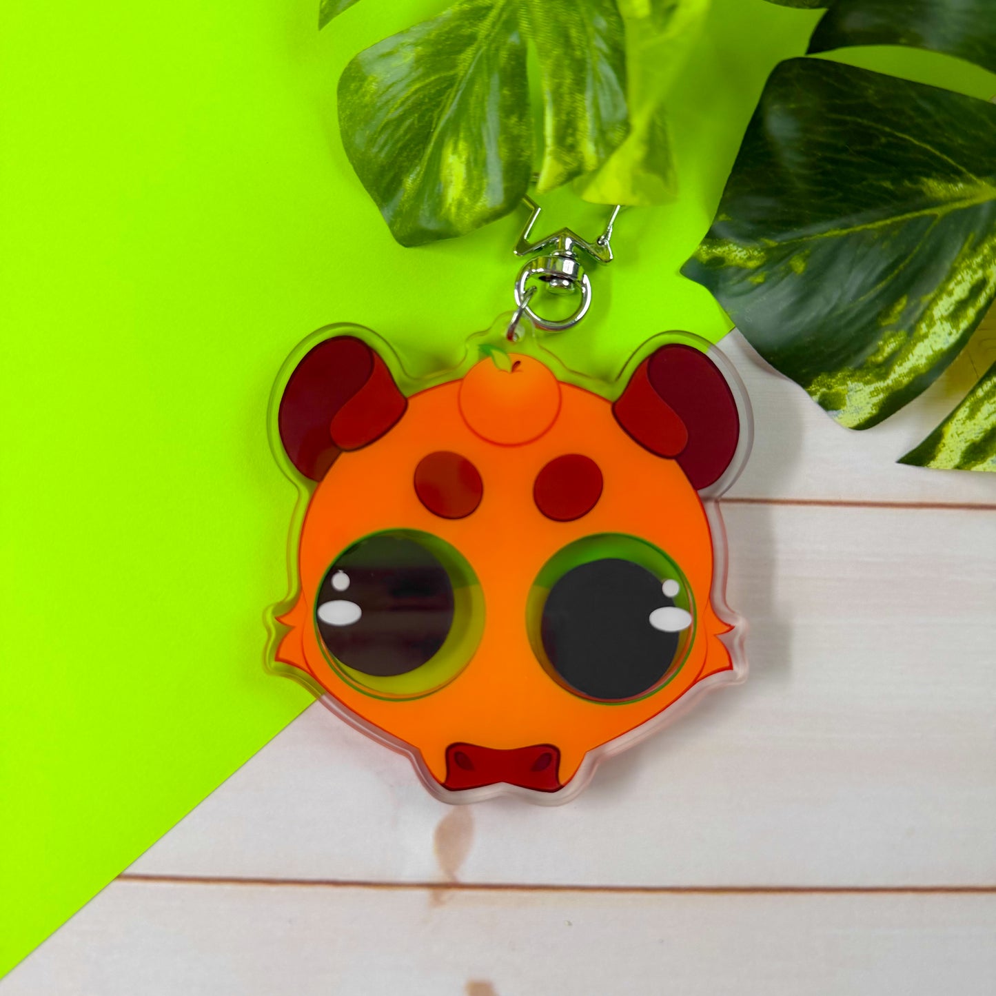 Orb Eyes Acrylic Shaker Keychains