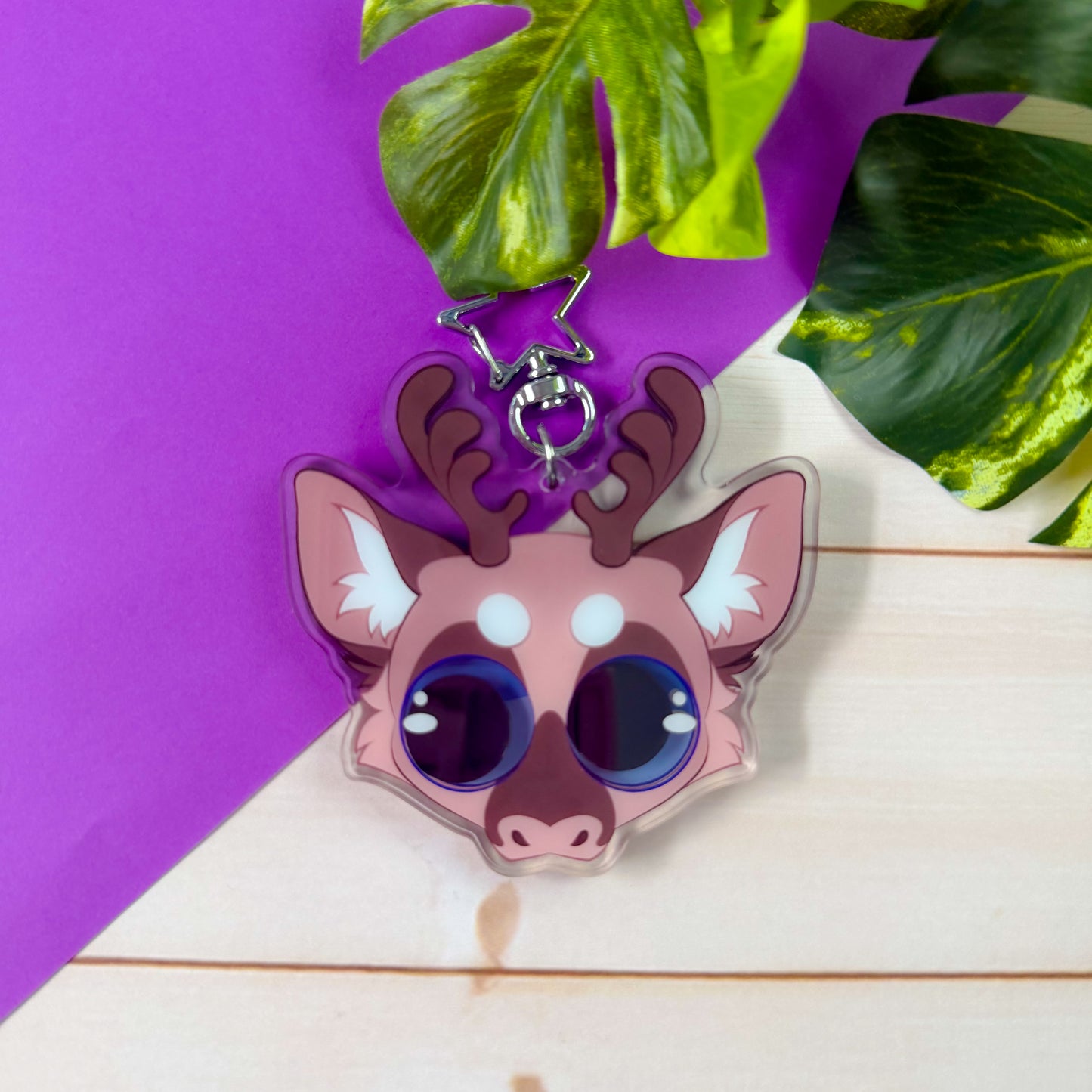 Orb Eyes Acrylic Shaker Keychains