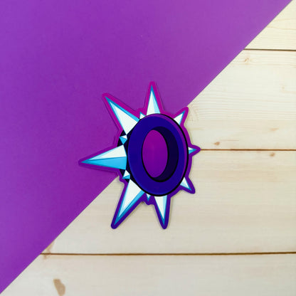 AJ-Inspired Spike Collar Stickers