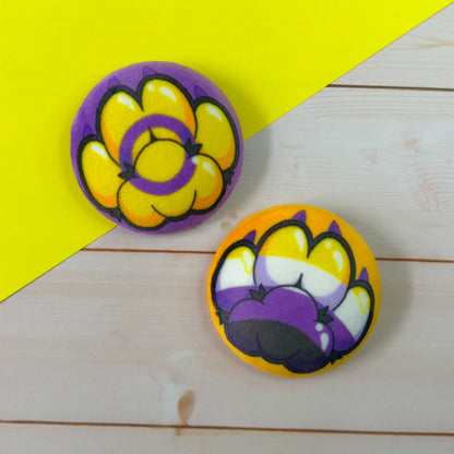 Squishy Pride Paw Pins