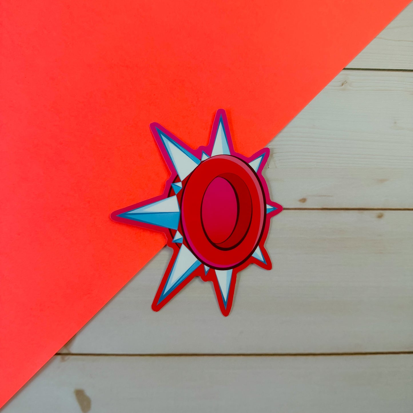 AJ-Inspired Spike Collar Stickers