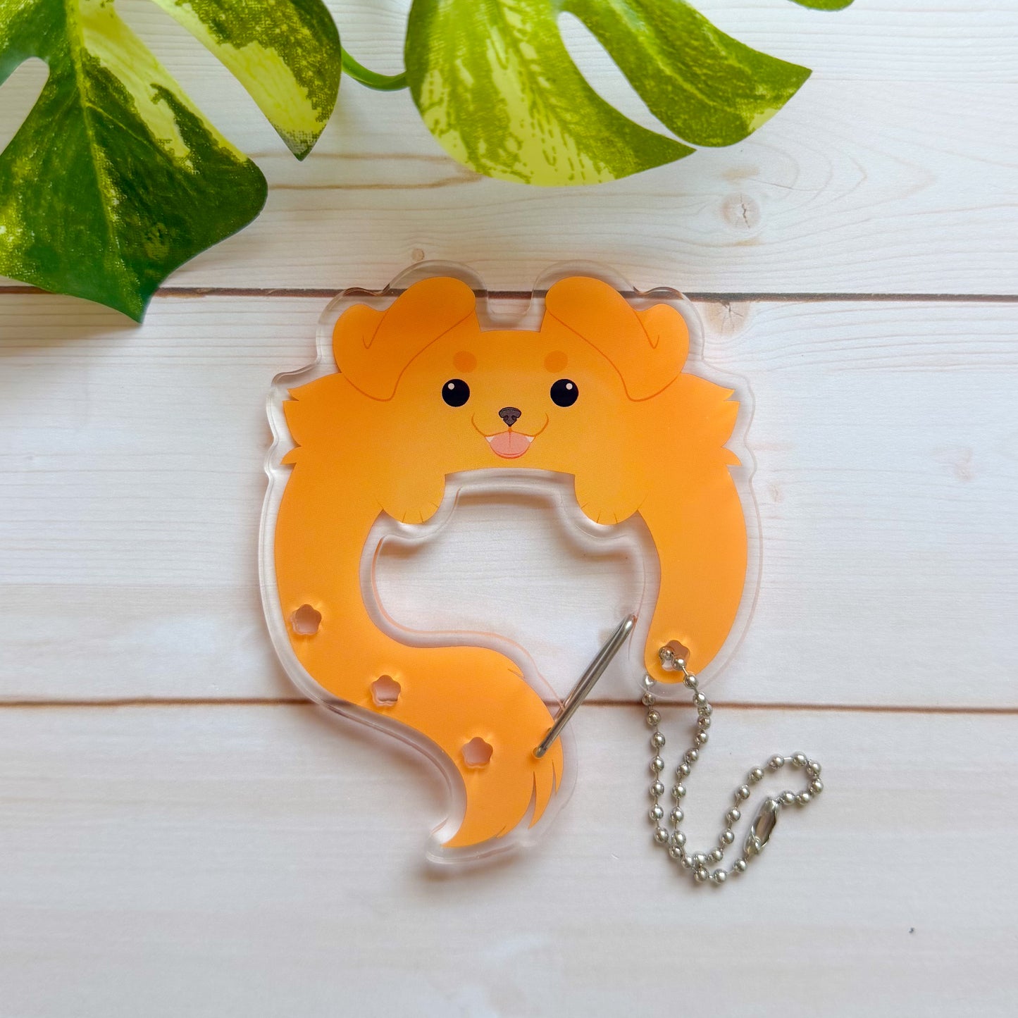 Acrylic Puppy Carabiners