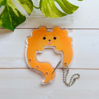 Acrylic Puppy Carabiners