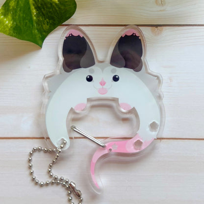 Acrylic Animal Carabiners