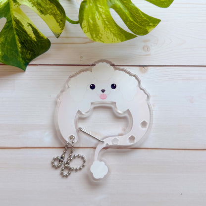 Acrylic Puppy Carabiners