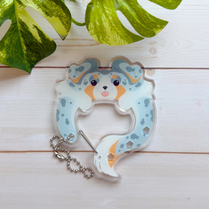 Acrylic Puppy Carabiners