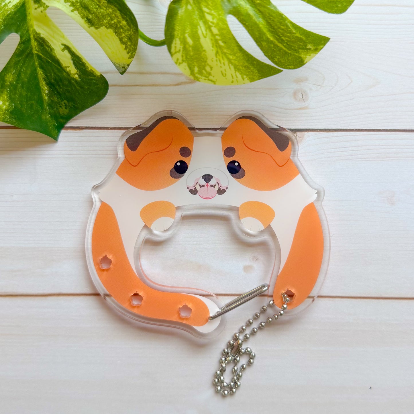 Acrylic Puppy Carabiners