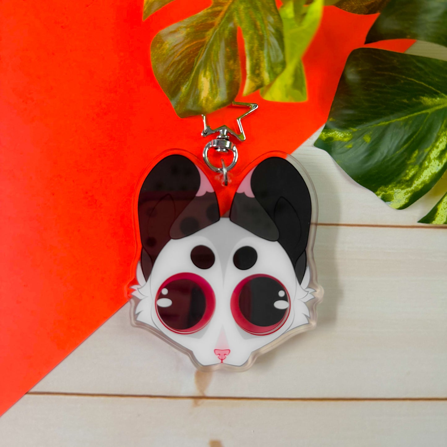 Orb Eyes Acrylic Shaker Keychains