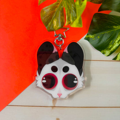 Orb Eyes Acrylic Shaker Keychains