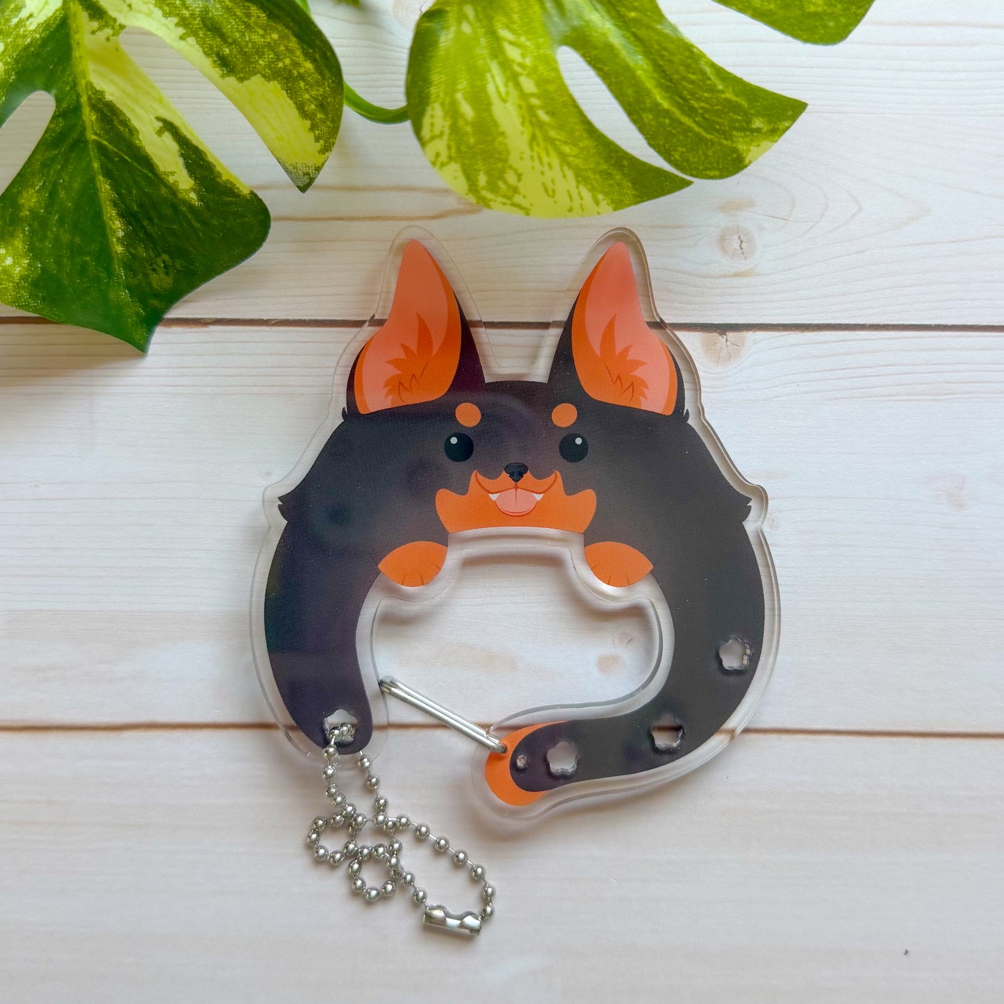 Acrylic Puppy Carabiners