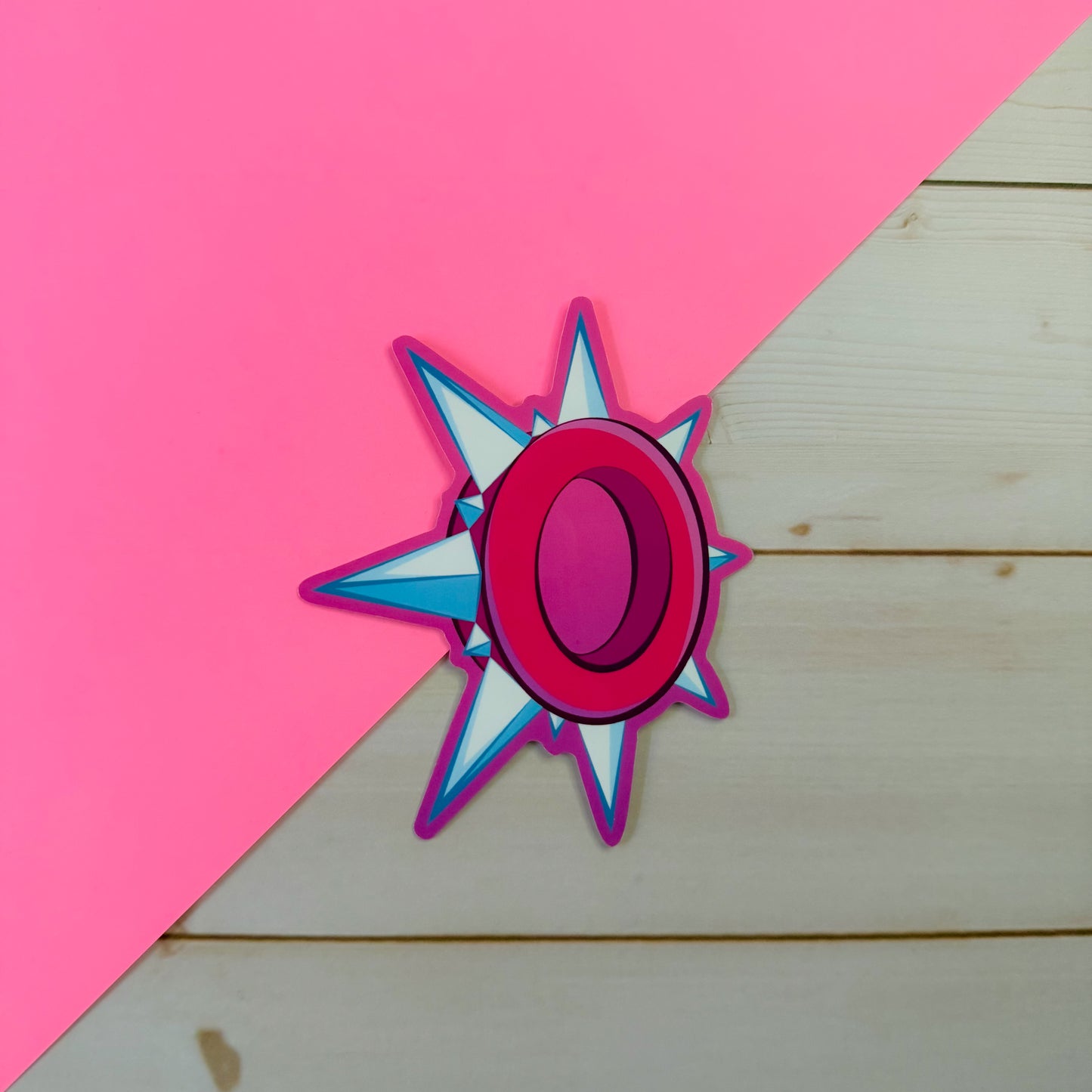 AJ-Inspired Spike Collar Stickers