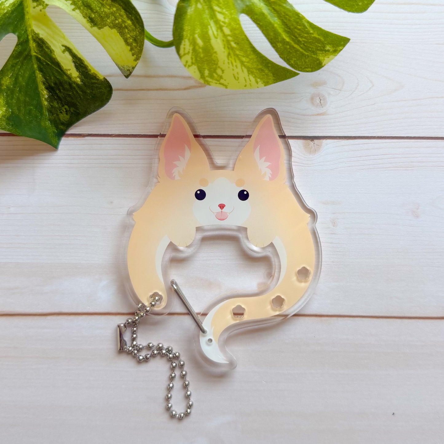 Acrylic Puppy Carabiners