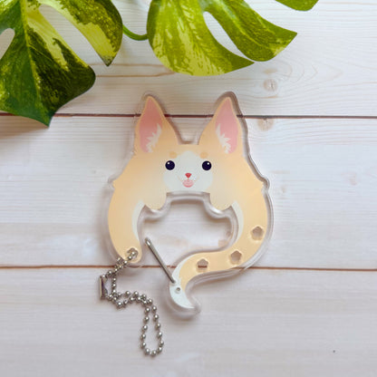 Acrylic Puppy Carabiners