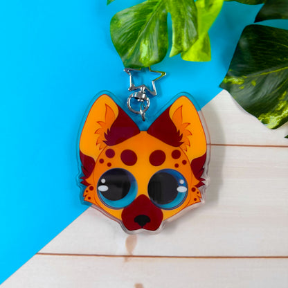 Orb Eyes Acrylic Shaker Keychains