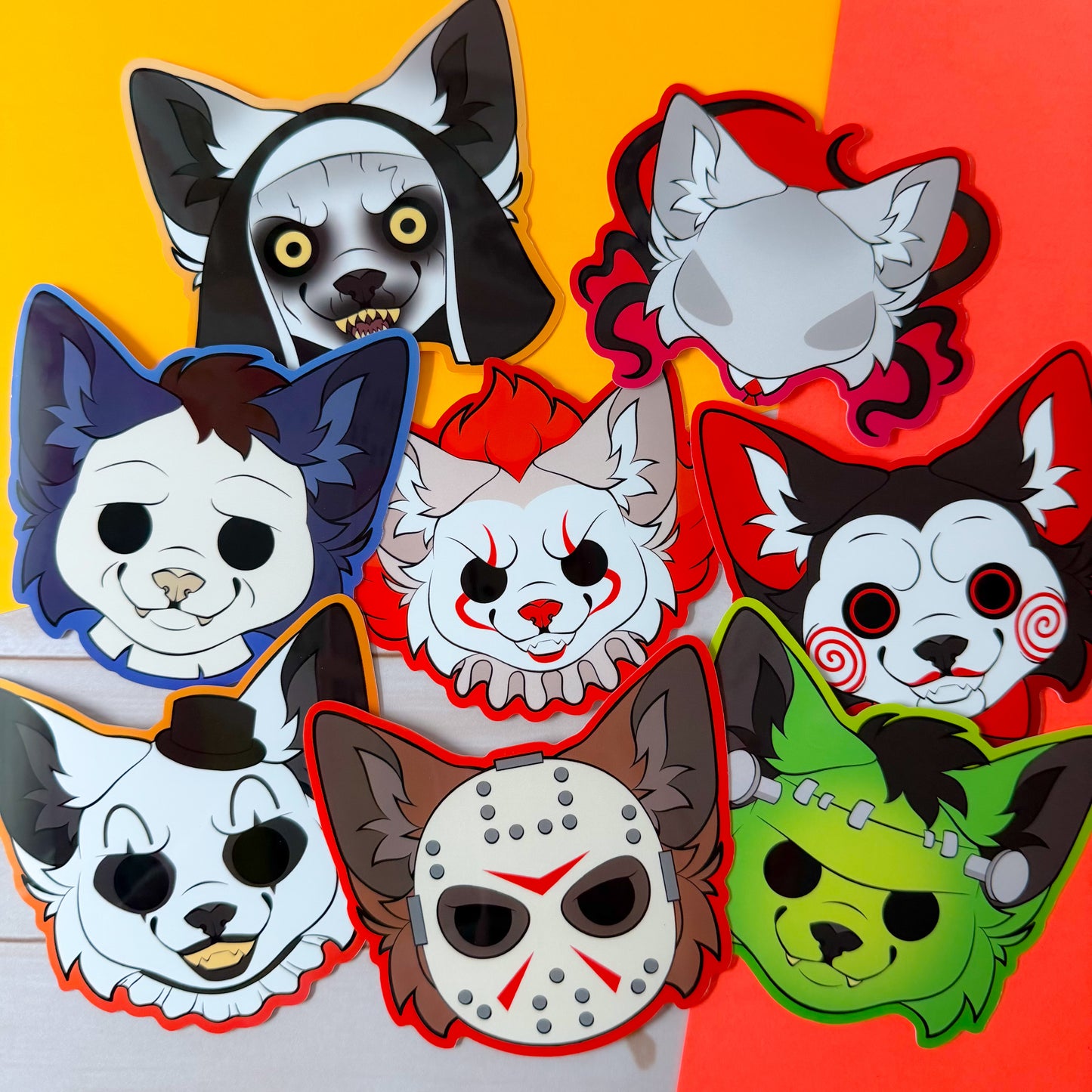 Horror Pups Stickers