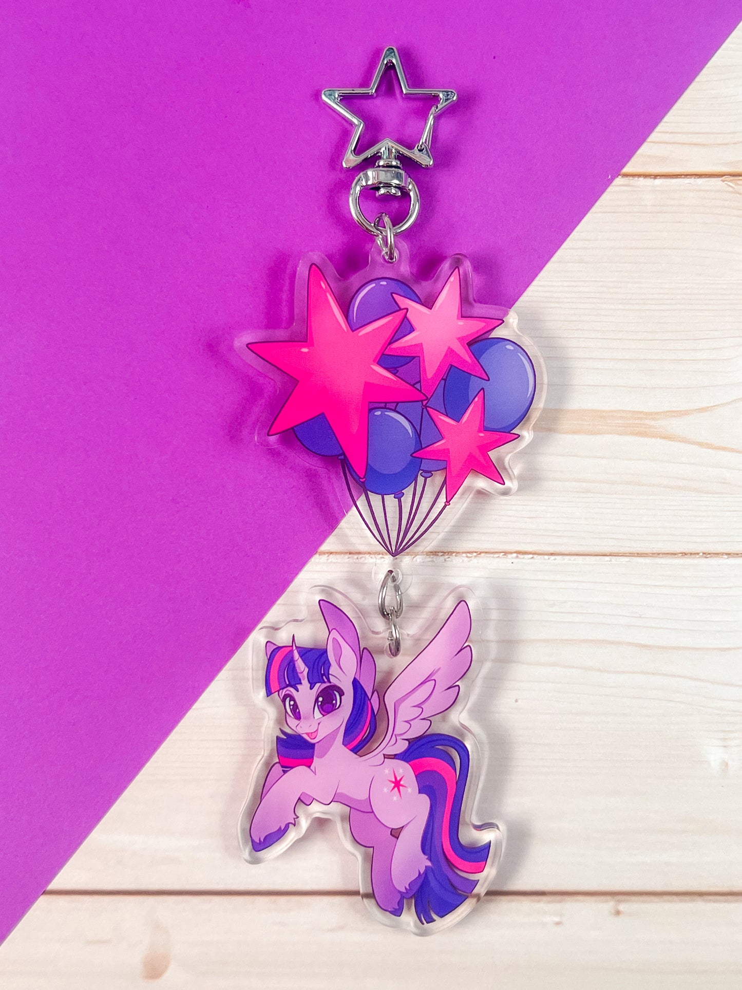 My Little Pony Balloon Dangle Keychain