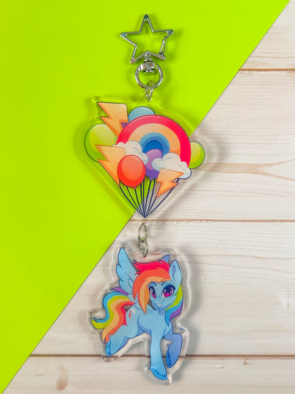 My Little Pony Balloon Dangle Keychain