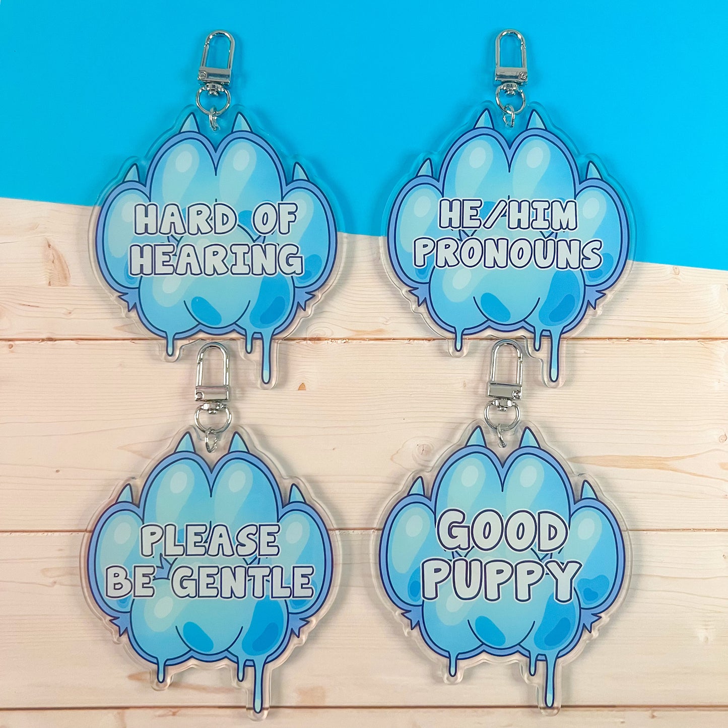 Mood Paw Keychains