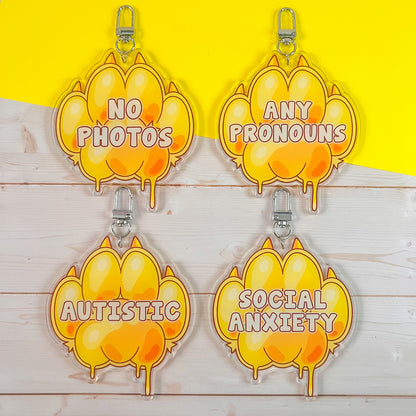 Mood Paw Keychains