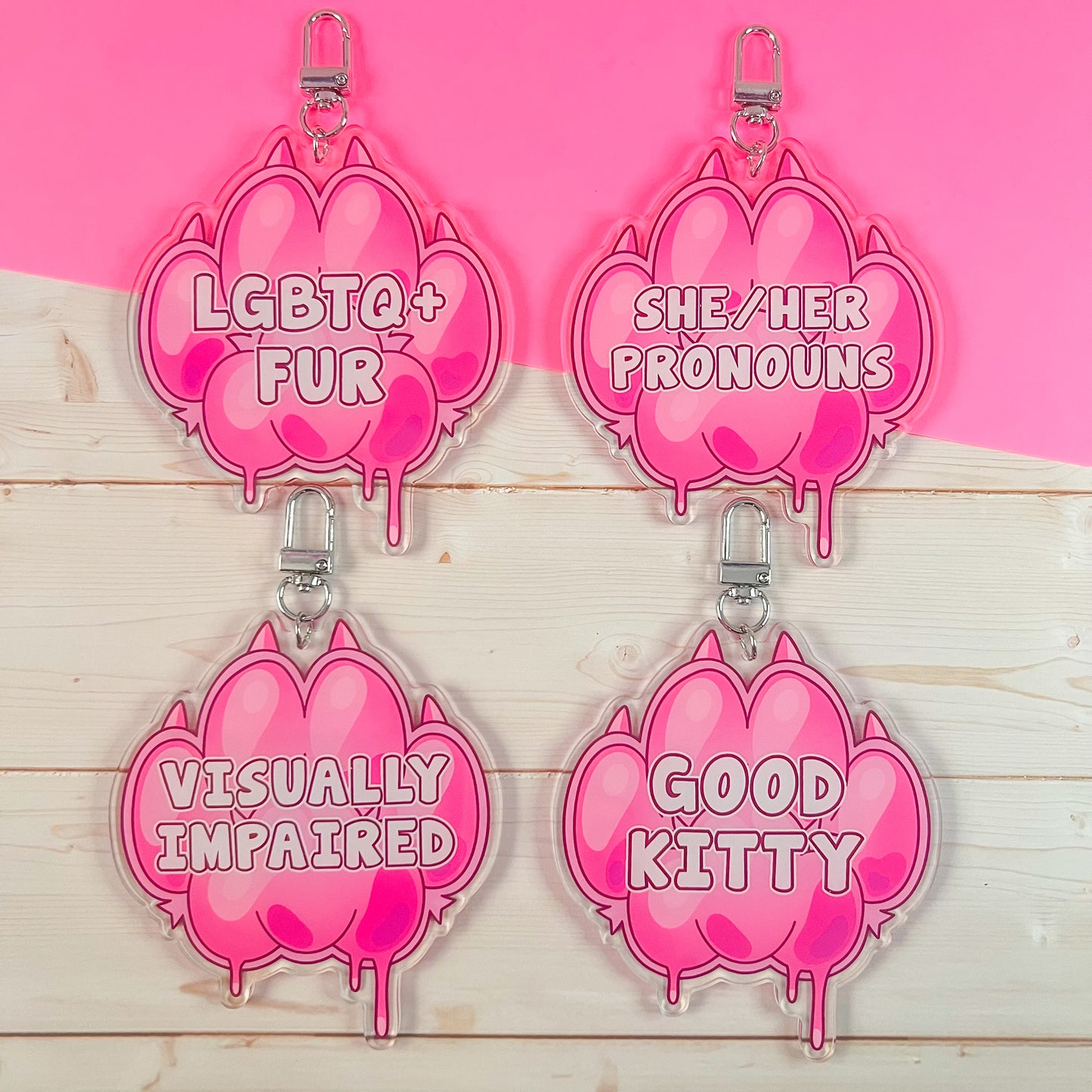 Mood Paw Keychains