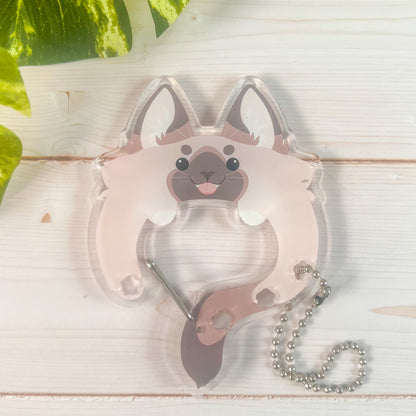 Acrylic Cat Carabiners
