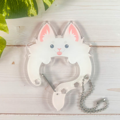 Acrylic Cat Carabiners