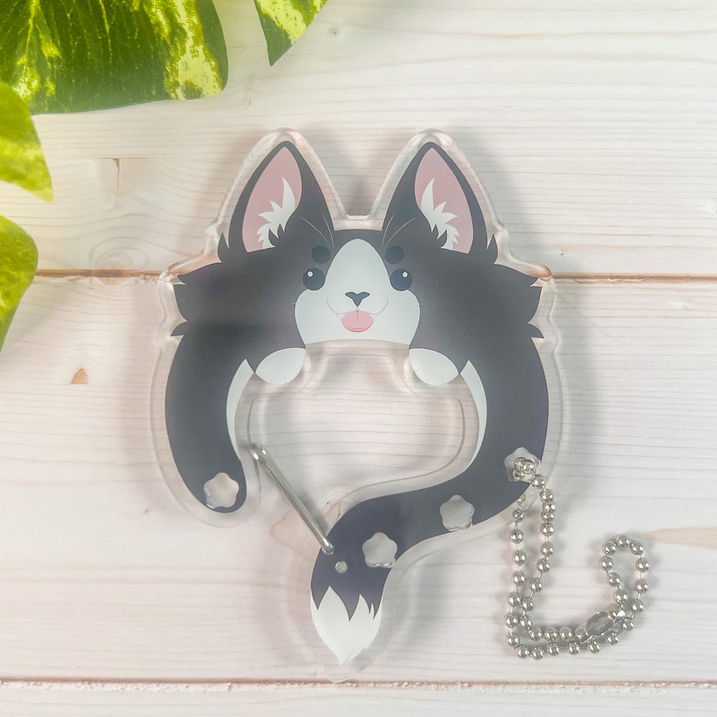 Acrylic Cat Carabiners