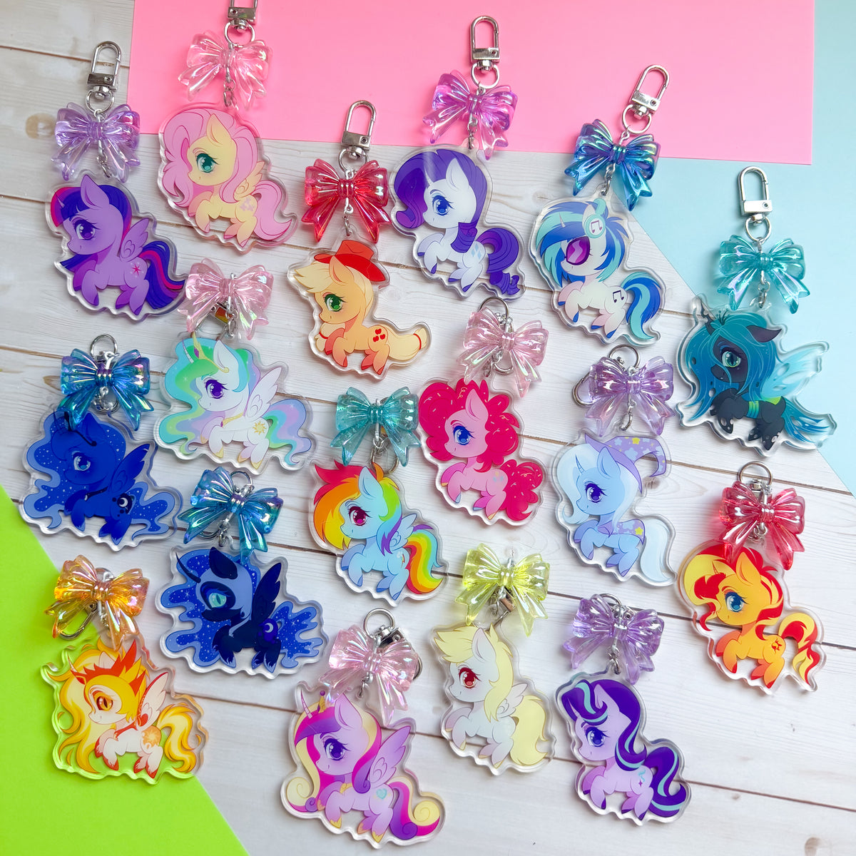 My Little Pony Bow Charms