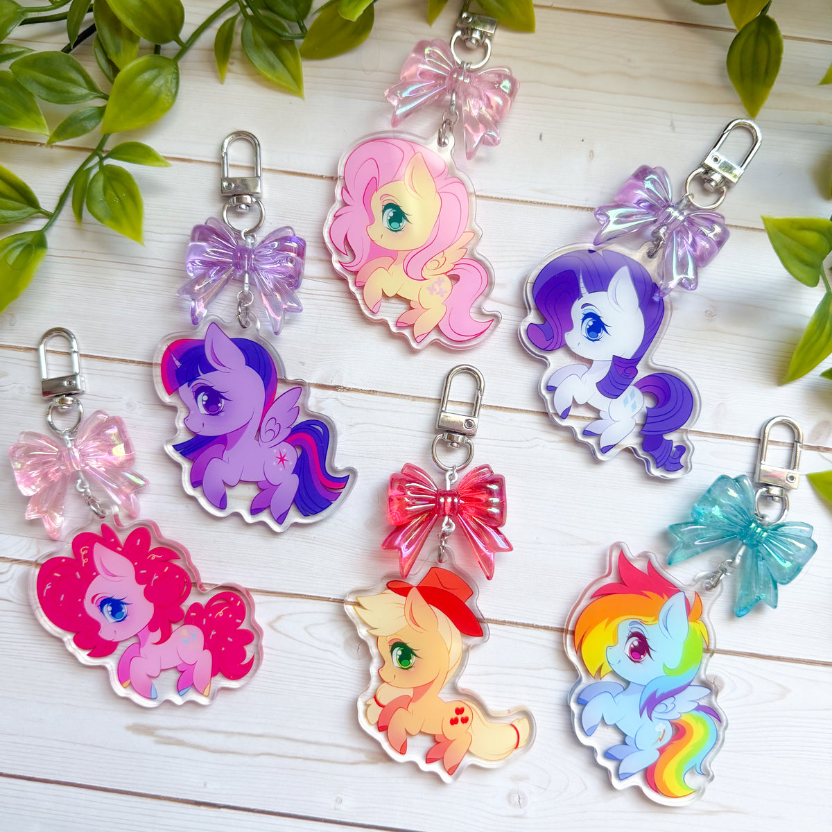 My Little Pony Bow Charms