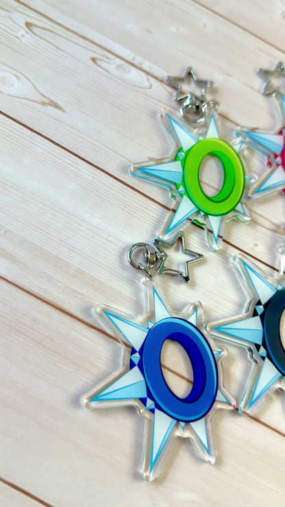AJ-Inspired Spiked Collar Keychains